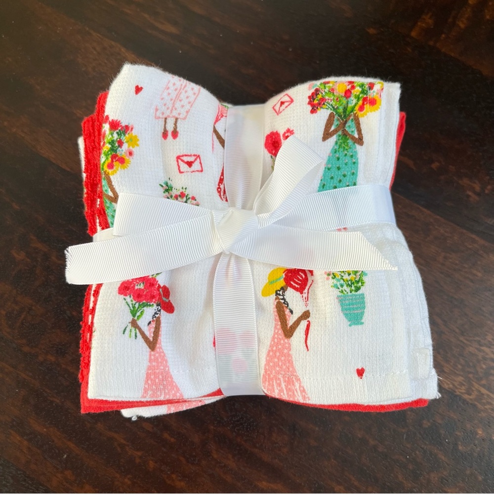 Truly Lou Antimicrobial Dishcloth Set of 8